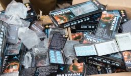 CSGT bắt giữ xe khách chở 11.400 viên thuốc kich dục xuất xứ Trung Quốc