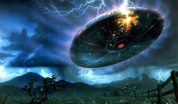 Đĩa bay người ngoài hành tinh phát sáng trên camera vệ tinh của NASA