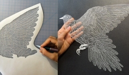 Những tác phẩm cắt tranh giấy tuyệt đỉnh của nghệ sĩ trẻ Maude White