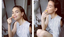 Hồ Ngọc Hà mời fan ăn bánh trung thu vào lúc nửa đêm