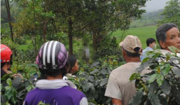 Chồng hốt hoảng phát hiện vợ treo cổ tự tử trên giàn bí