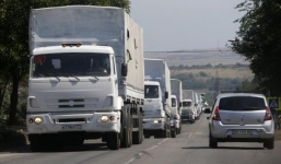 'Đoàn xe cứu trợ của Nga lấy các thiết bị quân sự từ Ukraine'