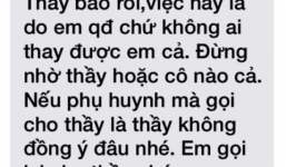 Thầy giáo bị tố gạ tình là người có...đạo đức?