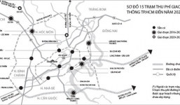 Vây quanh TP.HCM: Khoảng 8 km có một trạm thu phí