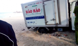 Hy hữu: Trộm được ô tô, chạy luôn ra biển hóng mát 