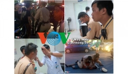 Hung hãn đánh CSGT bằng đủ 'thế võ' để đồng bọn tẩu tán