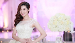 Á hậu Dương Tú Anh sánh đôi bên chú rể Trần Trung