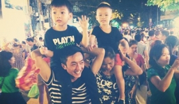 Cường đô la đón trung thu sớm cùng subeo tại Hà Nội