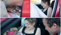 Cận cảnh một ca đẻ rơi gây cấn trên đường