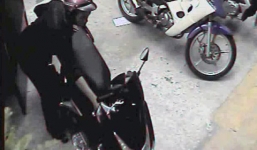 Những màn trộm xe máy giữa ban ngày nhanh như chảo chớp