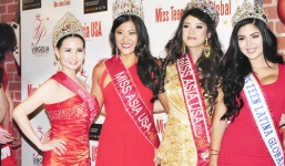 Hoa hậu quý bà Sương Đặng đọ sắc đẹp với quý bà Châu Á tại Mỹ