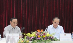 Chủ tịch MTTQ VN Nguyễn Thiện Nhân làm việc tại Hội Luật gia