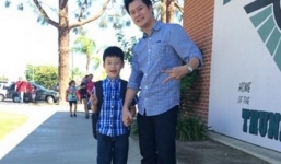 Siêu mẫu Ngọc Thúy ngưỡng mộ cách làm cha của Quang Dũng