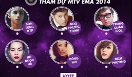 Hồ Ngọc Hà tranh tài cùng 5 gương mặt trẻ tại EMA năm 2014