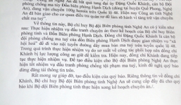 Công an bắt nhầm đại úy Biên phòng đang làm nhiệm vụ