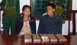 Vận chuyển 11 bánh heroin, hai đối tượng bị bắt