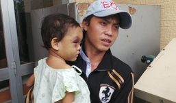 Video: Bé gái 4 tuổi bị bạo hành dã man được gặp lại cha ruột