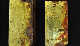 Khai quật xác tàu chở 13,6 tấn vàng ở Mỹ