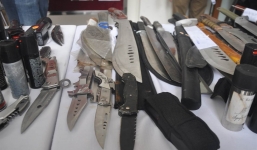 Cận cảnh kho vũ khí giang hồ do lực lượng 141 tịch thu