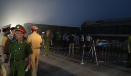 Tai nạn đường sắt, đầu máy xe lửa văng khỏi đường ray