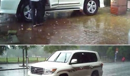 Trưởng ban Quản lý KKT đi siêu xe Land Cruiser 4 tỷ biển giả