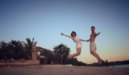 Danh hài Thành Trung hạnh phúc bên bạn gái tiếp viên hàng không