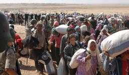 Kinh hoàng 200.000 người Syria tràn sang Thổ Nhĩ Kỳ chạy trốn IS