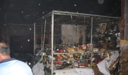 Bà hỏa thiêu rụi hàng chục gian hàng của tiểu thương Chợ Mới