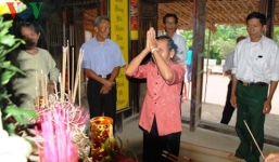 Lễ giỗ đầu Đại tướng Võ Nguyên Giáp ở làng An Xá, Quảng Bình