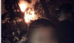 Cô gái 'tự sướng' khi bar Luxury cháy lớn bị 'ném đá' dữ dội