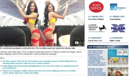 Vụ Ngọc Trinh mặc bikini Viejet lên báo Tây