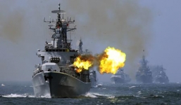 Trung Quốc tổ chức diễn tập bắn đạn thật trên Biển Đông