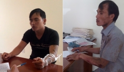 Hai tên trộm xe máy dùng mũ bảo hiểm đánh trả người truy đuổi