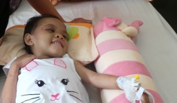 Bé gái 4 tuổi bị mẹ và cha dượng hành hạ đã xuất viện