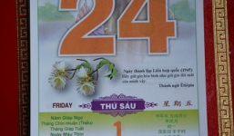 Năm 2014 có nhuận tháng Chín như lịch đăng hay không?