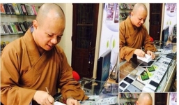 Nhà sư khoe 'đập hộp iPhone 6': Sẽ bị xử lý kỷ luật