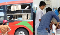 Nổ lớn trên xe giường nằm, 3 người nguy kịch