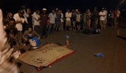 Chết dưới bánh xe container khi đi làm thủ tục ly dị