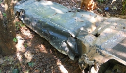 Phát hiện xác máy bay nghi của quân đội Mỹ tại Gia Lai