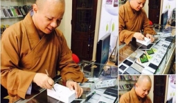 Sư thầy 'đập hộp iPhone 6' Thích Thanh Cường không bị cách chức
