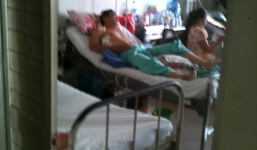 Ca nô CSGT đường thủy đâm nhau, một đại úy bị thương 