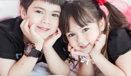 Cặp anh em nhí đẹp như thiên thần 'đốn tim' cộng đồng mạng