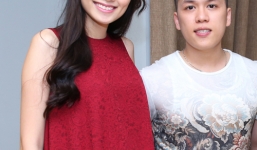 Hoa hậu Diễm Hương không ngần ngại khoe bụng bầu lớn dần