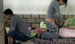 Những con nghiện ngang nhiên chích ma túy ở bên xe An Sương