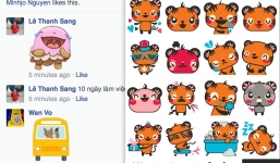 Facebook cho phép người dùng comment bằng Stickers