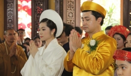 Ảnh đám cưới tại chùa của con gái bà chủ Tập đoàn Nam Cường