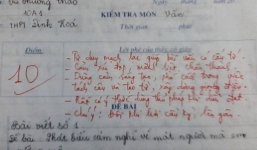 Bài văn điểm 10 khiến giáo viên nể phục