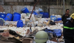 Tin mới nhất về vụ nổ ở TP.HCM: Thu gần 500 kg tiền chất chế thuốc nổ