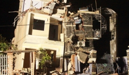 Nhà 4 tầng vừa xây xong đổ sập: Nguyên nhân do thi công ẩu, sai thiết kế