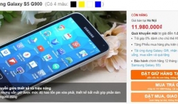 Galaxy S5 tiếp tục giảm thêm 1 triệu